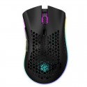 Cross border wireless charging mouse lightweight hollow hole colorful RGB luminous game Office Mouse Amazon