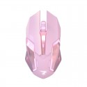 Cross border forerunner wireless Bluetooth mouse rechargeable silent pink cute notebook mouse in stock