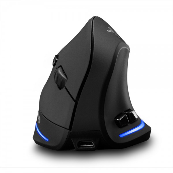 Zelotes master vertical wireless charging mouse 2.4G vertical 2400dpi wrist guard private model mouse