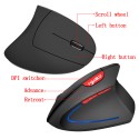 HXSJ new vertical wireless Mouse2 Ergonomic design of 4GHz mouse 2400dpi preventive mouse
