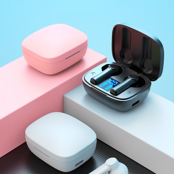 Cross border wireless headset new lb-8 in ear LED digital display 5.0tws sports stereo Bluetooth headset