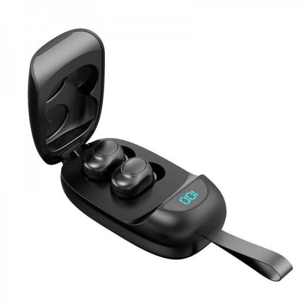 LB60 Bluetooth headset true wireless in ear Bluetooth headset TWS digital display sports headset cross border headset 5.0
