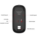 The new wireless Bluetooth mouse 2.4G dual-mode mouse laptop desktop is suitable for a generation PC
