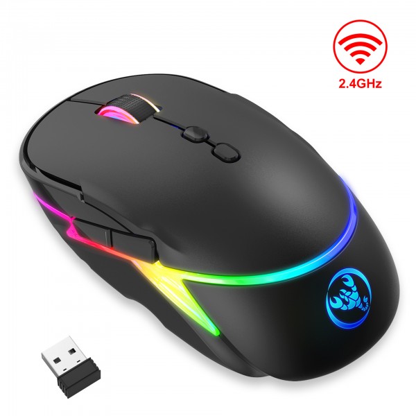 Wireless game mouse e-sports game chicken eating mouse RGB backlight mouse CF special lol computer mouse