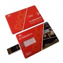 Factory wholesale gift card U disk advertising business card U disk custom card U disk free design, sample on the same day