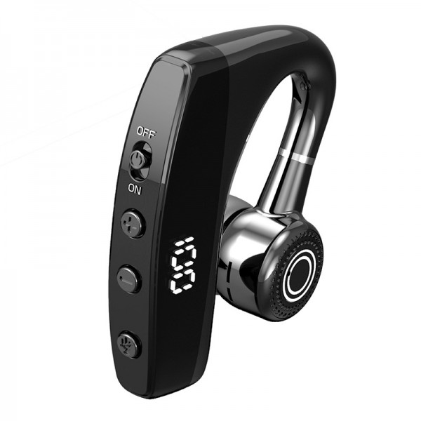 Cross border e-commerce popular unilateral Business Series ear hanging sports digital display Bluetooth headset wireless in ear headset