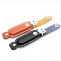 Leather U-disk u-shield protective leather cover creative simple U-disk protective cover creative simple portable hanging waist U-disk cover