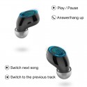 Air3TWSV5. 0 stereo wireless sports Bluetooth headset with charging bin and voice assistant