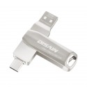 Manufacturer wholesale metal USB flash disk usb3 1 business USB flash drive 64gtypec mobile flash drive gift USB flash drive