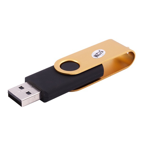 A gold oxide clip USB2 0512mb flash U disk i071512a5