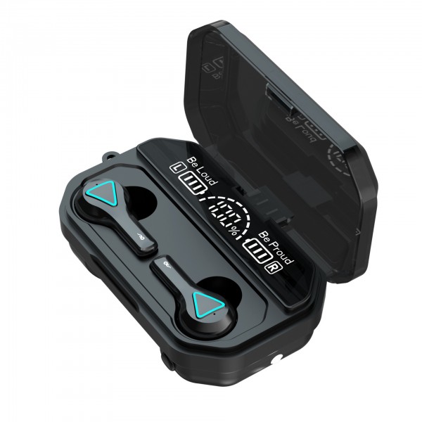 Factory private model cross-border new binaural wireless Bluetooth headset TWS digital display 5.1 noise reduction and waterproof business in ear