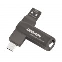 Manufacturer wholesale metal USB flash disk usb3 1 business USB flash drive 64gtypec mobile flash drive gift USB flash drive
