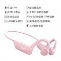 Cross border exclusive private model pop-up J03 bone conduction wireless Bluetooth headset with memory sports ear hook headset