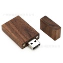 Logo printing laser engraving USB flash disk wooden USB flash disk gift USB flash disk wedding photography bamboo retro creative USB flash disk set