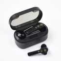 New private model D18 Bluetooth headset double dynamic coil heavy bass noise reduction wireless TWS sports Bluetooth headset