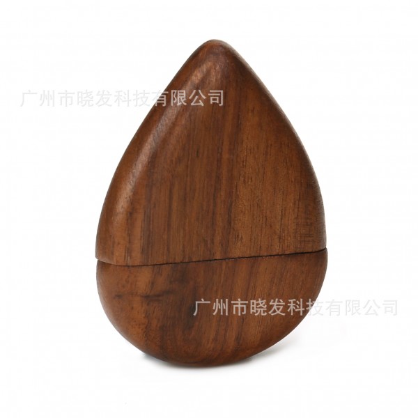 USB flash disk wholesale walnut wood USB creative new mini water drop love 32g high-speed USB disk can engrave logo