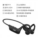Cross border exclusive private model pop-up J03 bone conduction wireless Bluetooth headset with memory sports ear hook headset