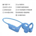 Cross border exclusive private model pop-up J03 bone conduction wireless Bluetooth headset with memory sports ear hook headset