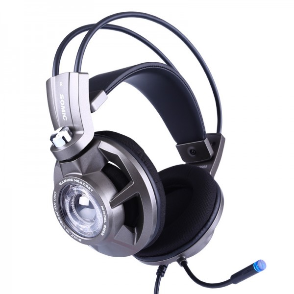 Amazon Somic g955 headset USB interface luminous game chicken eating headset 7.1 with microphone