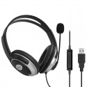 Manufacturer wholesale USB headset PC computer headset game video headset wired headset customized logo