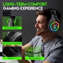 New g503 headphones for chicken eating, noise reduction, headphones for luminous e-sports, in-line game headphones with headphones