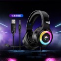 Cross border spot F2 game headset 7.1rgb wired headset mobile phone computer subwoofer headset wholesale