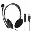 Manufacturer wholesale USB headset PC computer headset game video headset wired headset customized logo