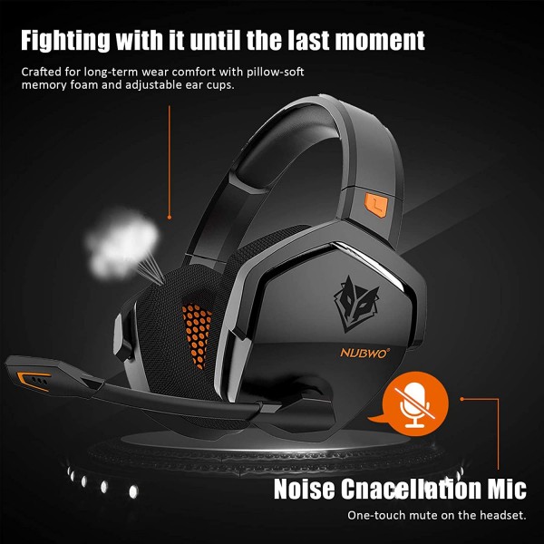 Nubwo / langbowang G06 wireless game headset headset noise reduction headset stereo 2.4G Bluetooth