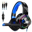 Manufacturer's private model cross-border explosion A66 bass chicken artifact eating channel headset online Cafe Game headset