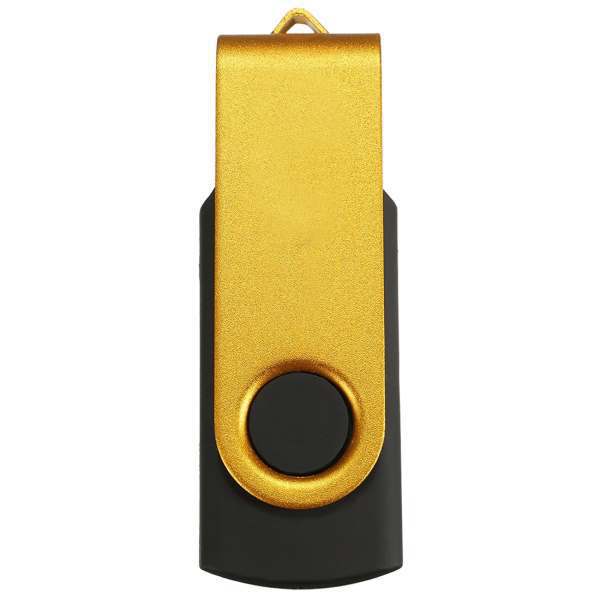 USB2 with black shell and gold oxide clip 016gb memory USB flash disk i075597a2 