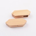 Triangle USB flash disk wholesale logo business gift USB flash disk original woodiness girl cute USB flash disk manufacturer best-selling USB flash disk 