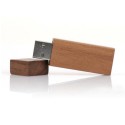 Square wooden U disk long strip creative wood set U disk bamboo U disk walnut Maple mahogany U disk radium carving 