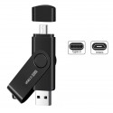 [popular] otgtype-c multifunctional USB flash disk wholesale foreign trade gift USB flash disk rotary USB flash disk manufacturer direct sales 