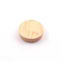 Round wooden USB flash disk wholesale logo business gift USB flash disk original wooden solid wood USB flash disk manufacturer best-selling USB flash disk 