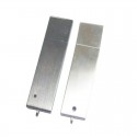 Factory wholesale metal U-disk 8g16g32g64g lock screw with cover stainless steel U-disk engraving logo 