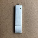 Factory wholesale metal U-disk 8g16g32g64g lock screw with cover stainless steel U-disk engraving logo 