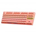 K300 mechanical keyboard wired green axis game E-sports desktop 87 key computer luminous keyboard shaft puller + shaft