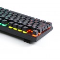 Cross border mechanical green axis color light 89 key Mini wired game mini small mechanical keyboard and mouse set in stock 
