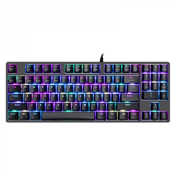 King k89rgb green axis game wired 89 key mechanical keyboard notebook desktop USB computer home office 