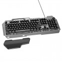 Haoku GM12 luminous game keyboard and mouse set English mechanical keyboard desktop multimedia keyboard 