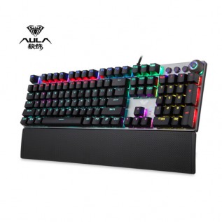 Tarantula / aula macro mechanical green axis black axis computer keyboard wired game keyboard 104 key backlight programming 