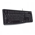 Genuine Logitech Logitech k120 wired thin USB keyboard eating chicken wired computer single keyboard 