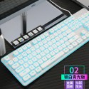 LANGTU L1 game keyboard wired luminous ultra-thin soundless USB computer E-sports keyboard cross border Amazon eBay 