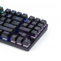 Cross border mechanical green axis color light 89 key Mini wired game mini small mechanical keyboard and mouse set in stock 