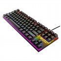 Foreign trade cross border mk809 real mechanical keyboard 87 key green axis RGB game E-sports office notebook mechanical keyboard 